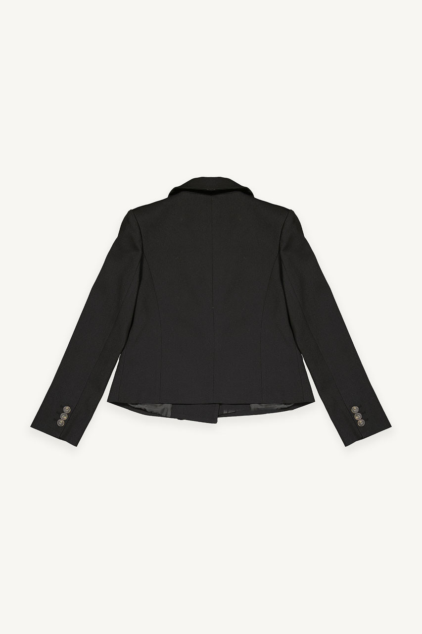Mya Crop Jacket, Black