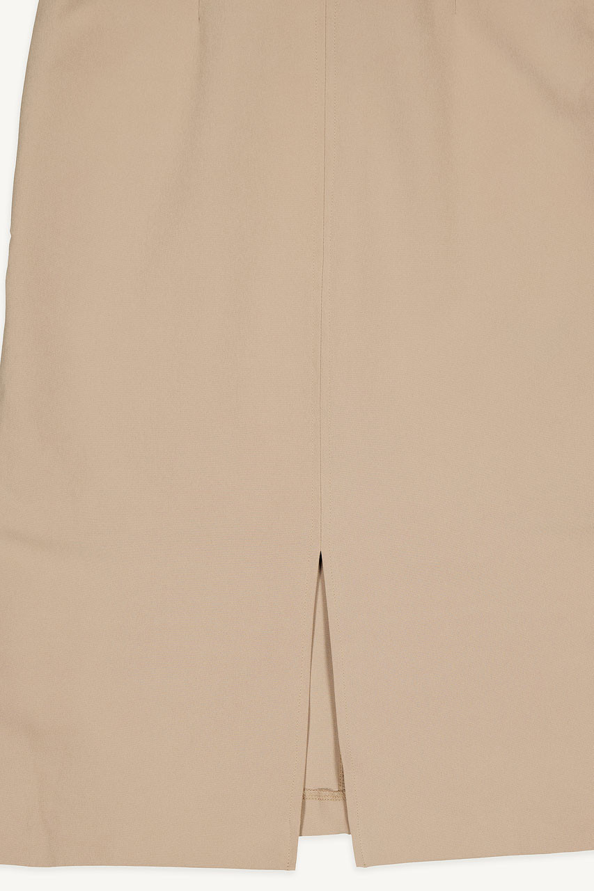 Roana Stitch Detail Dress, Beige
