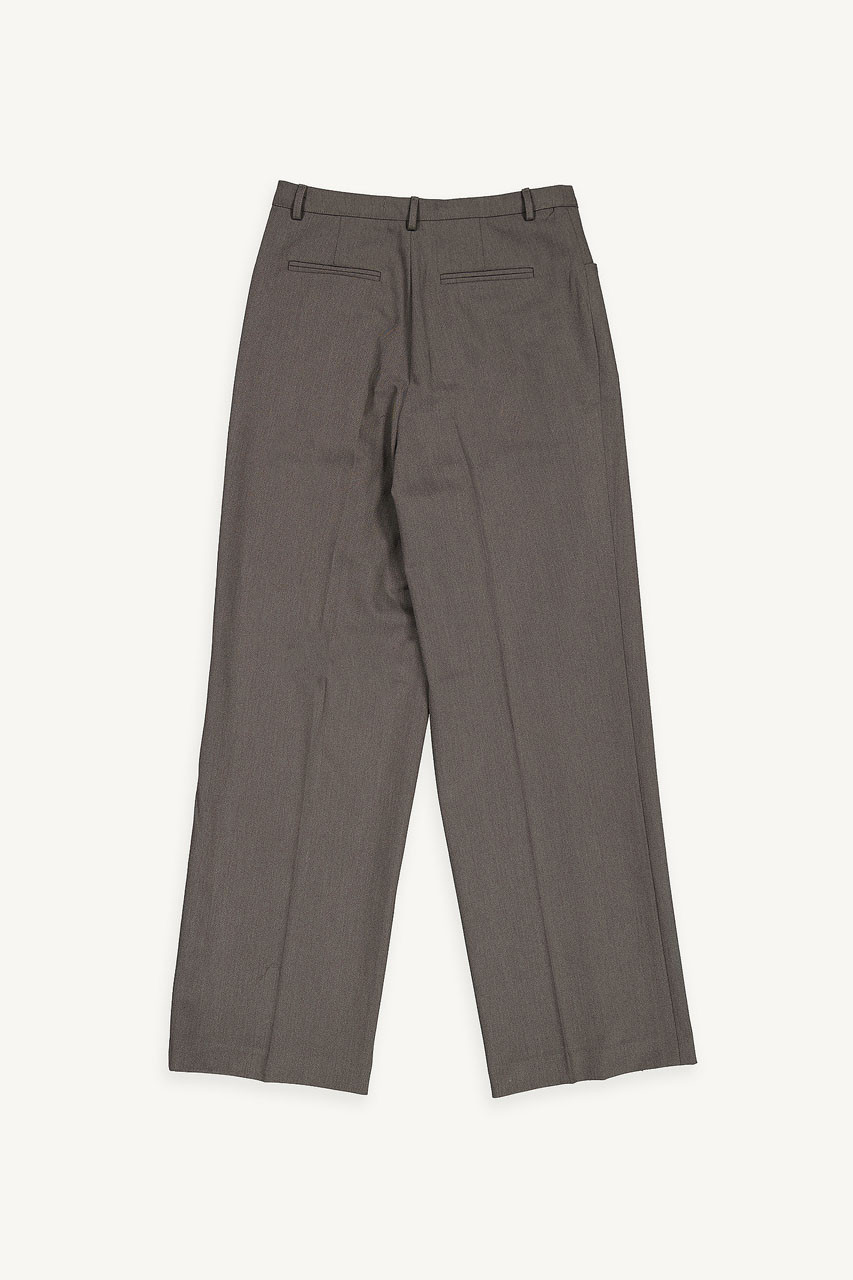 Low Rise Slacks, Charcoal