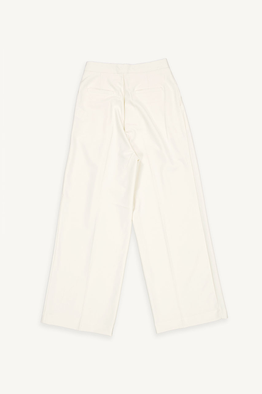 Two Tuck Slacks, Ivory