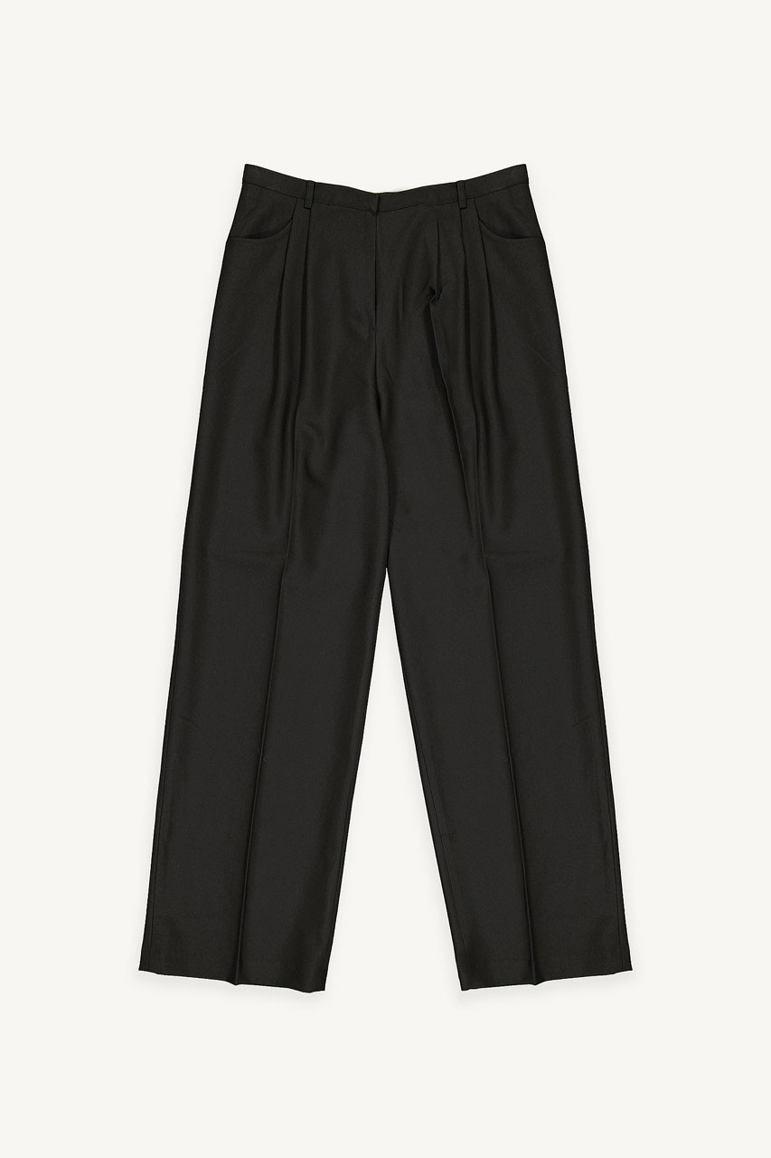 Low Rise Slacks, Black