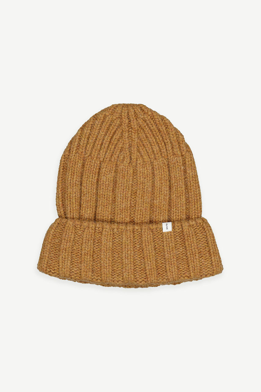 Aki Wool Beanie, Charcoal