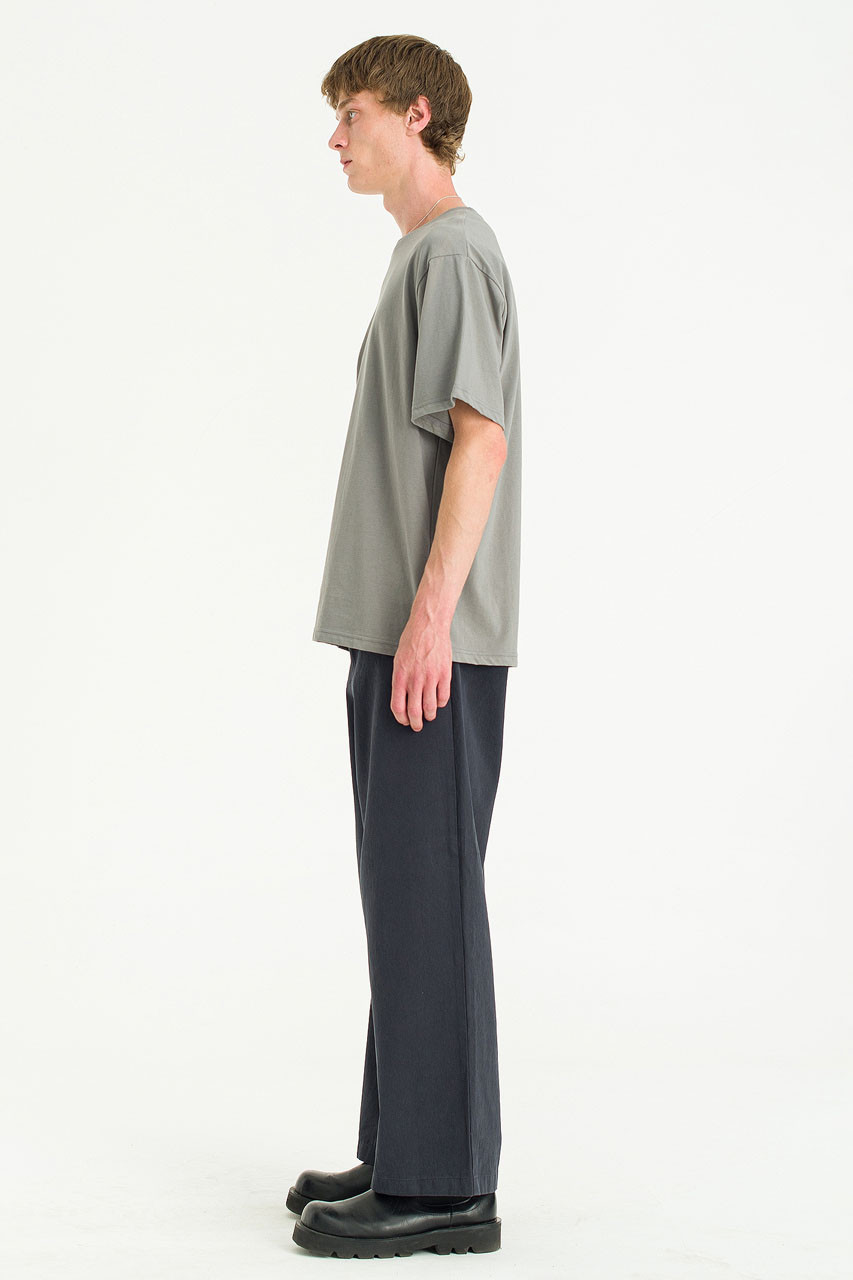 Menswear | Pale Short Sleeve Tee, Charcoal 