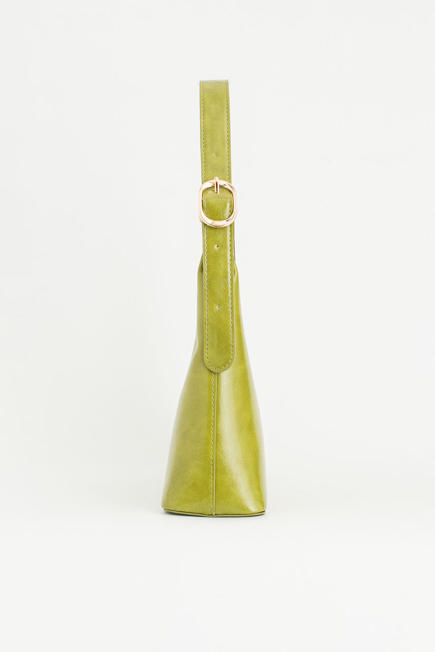 Buckle Shouder Bag, Lime