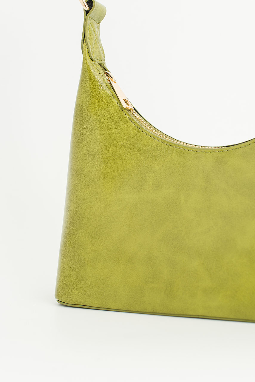 Buckle Shouder Bag, Lime