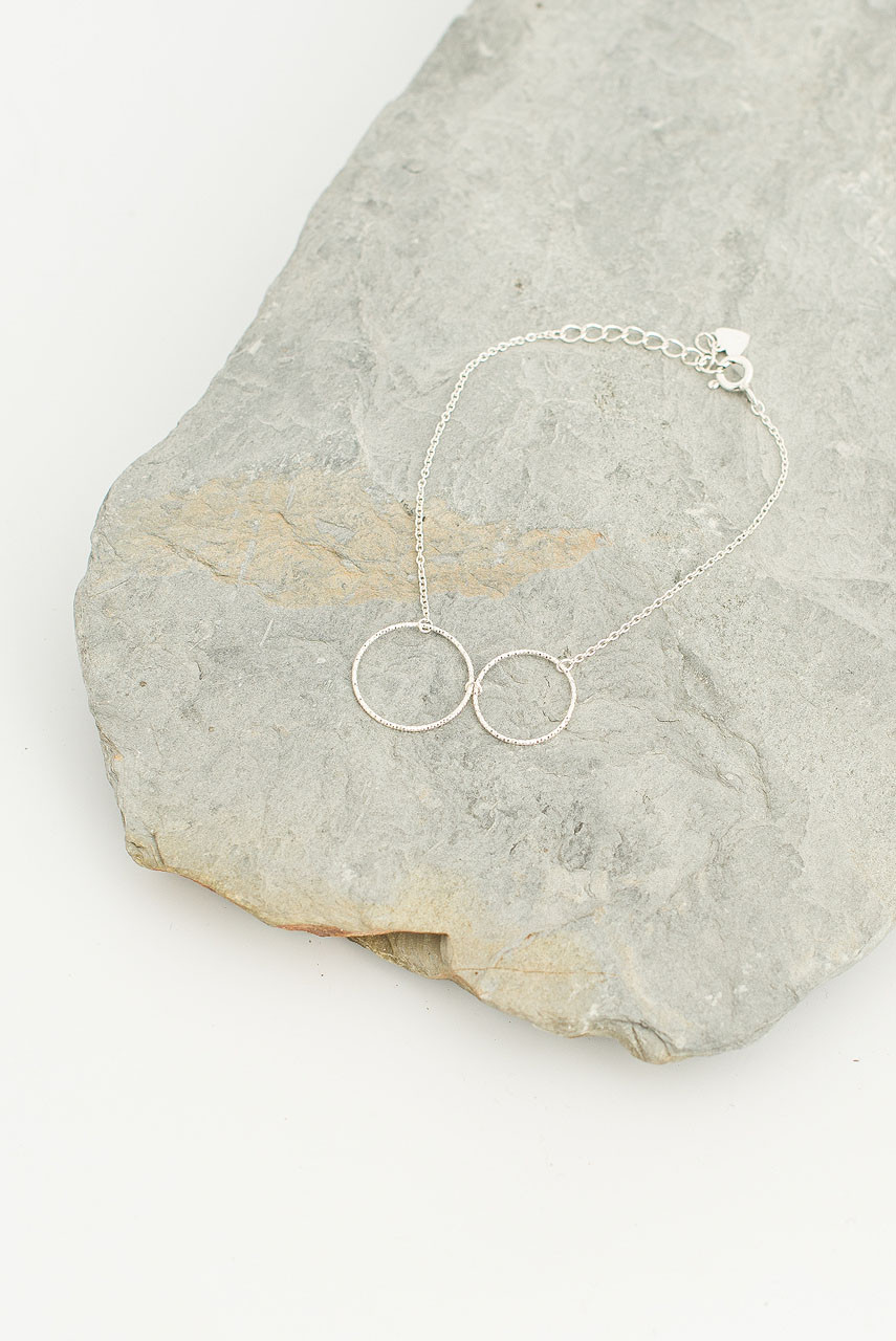 Fiona Circle Bracelet, Sterling Silver
