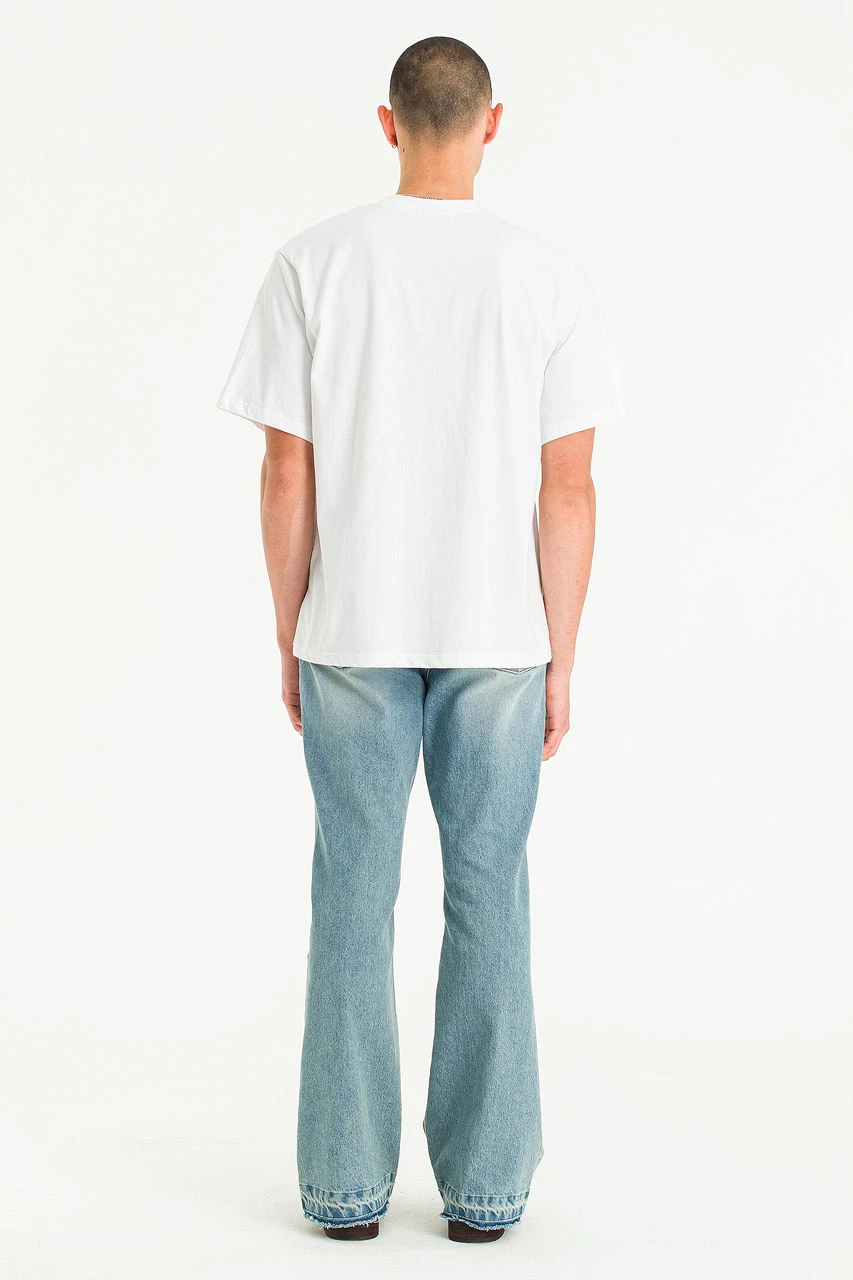 Menswear | Pale Short Sleeve Tee, White