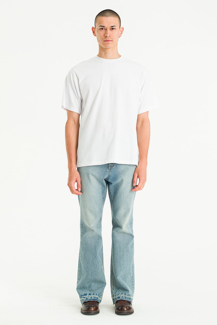 Menswear | Pale Short Sleeve Tee, White