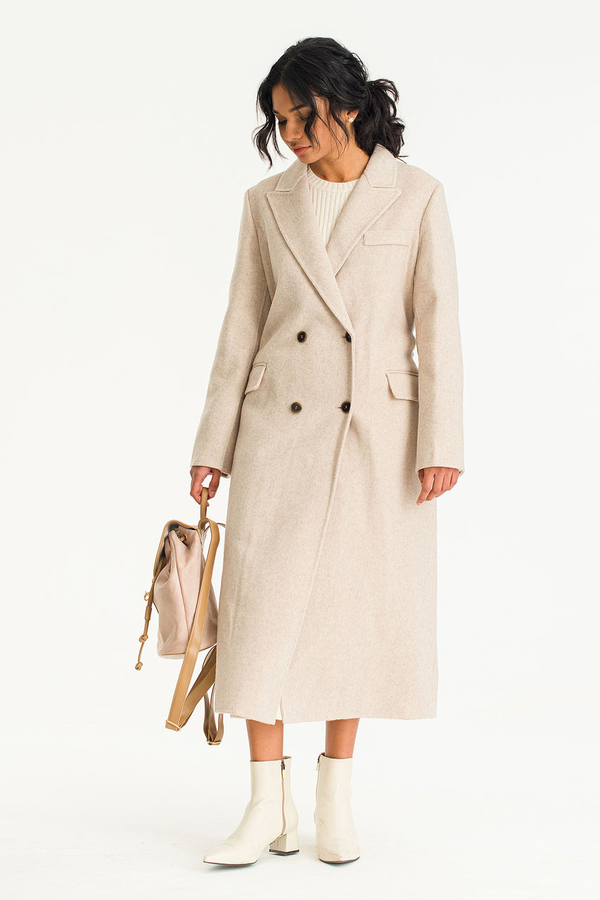 Ella Seamless Coat, Oat