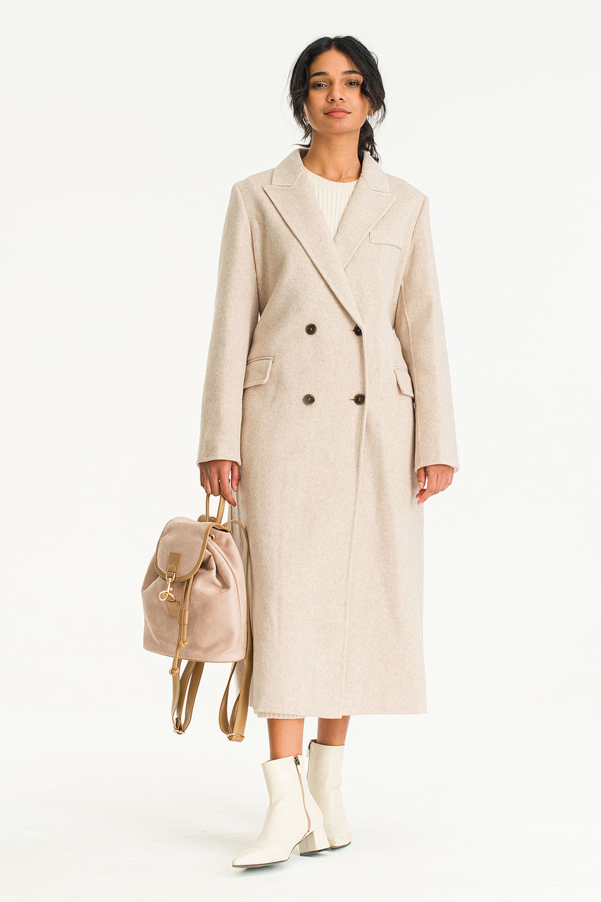 Ella Seamless Coat, Oat