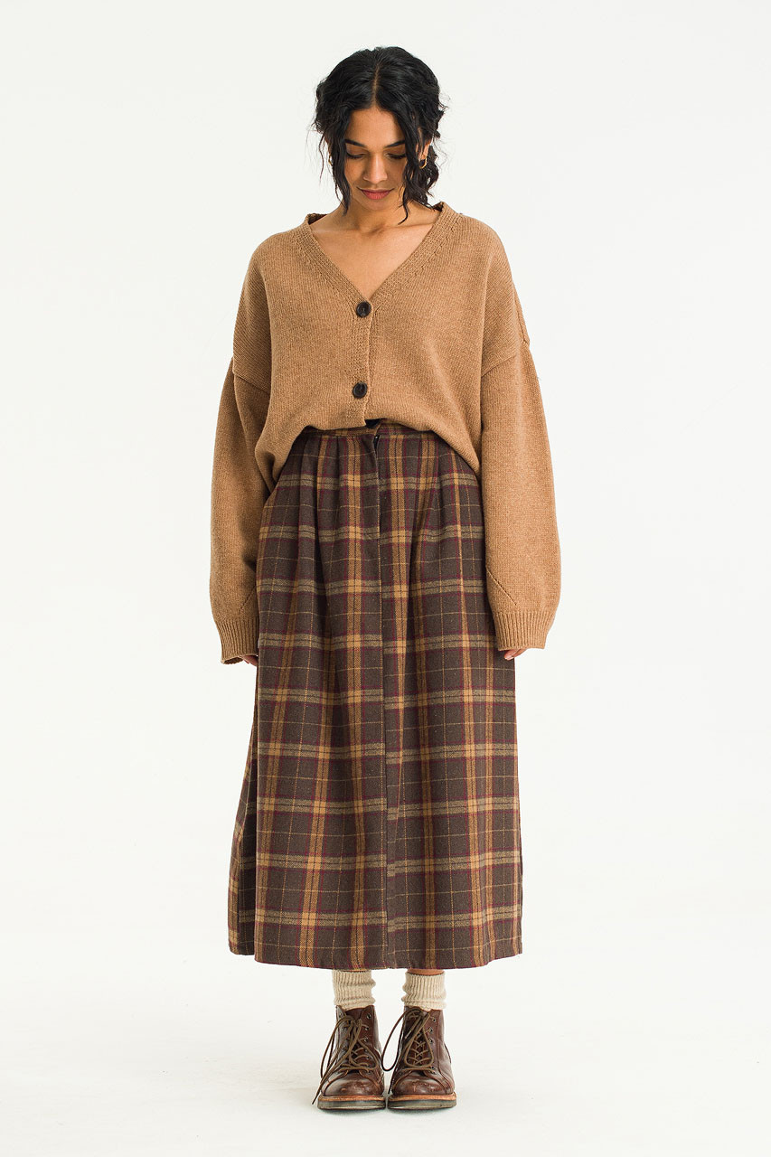 Olivia Chunky Cardigan, Camel