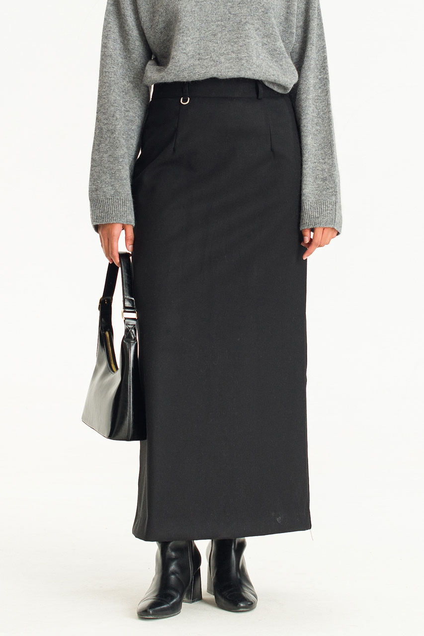 Elise Maxi Skirt, Black