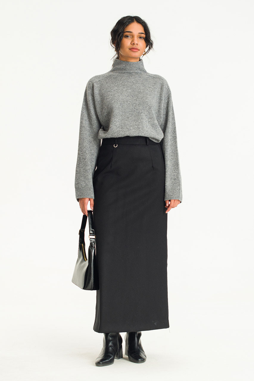 Elise Maxi Skirt, Black