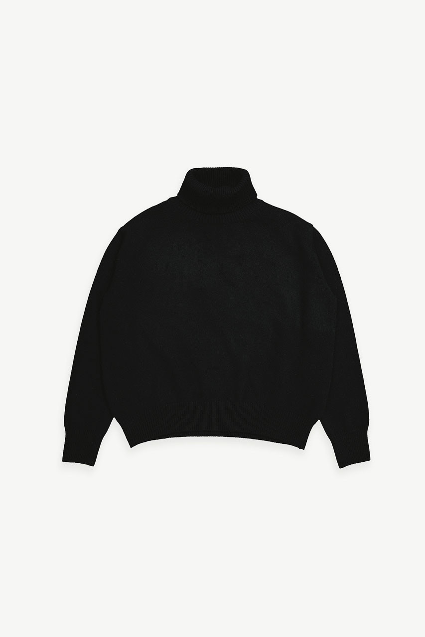 Jane Turtleneck Jumper, Black
