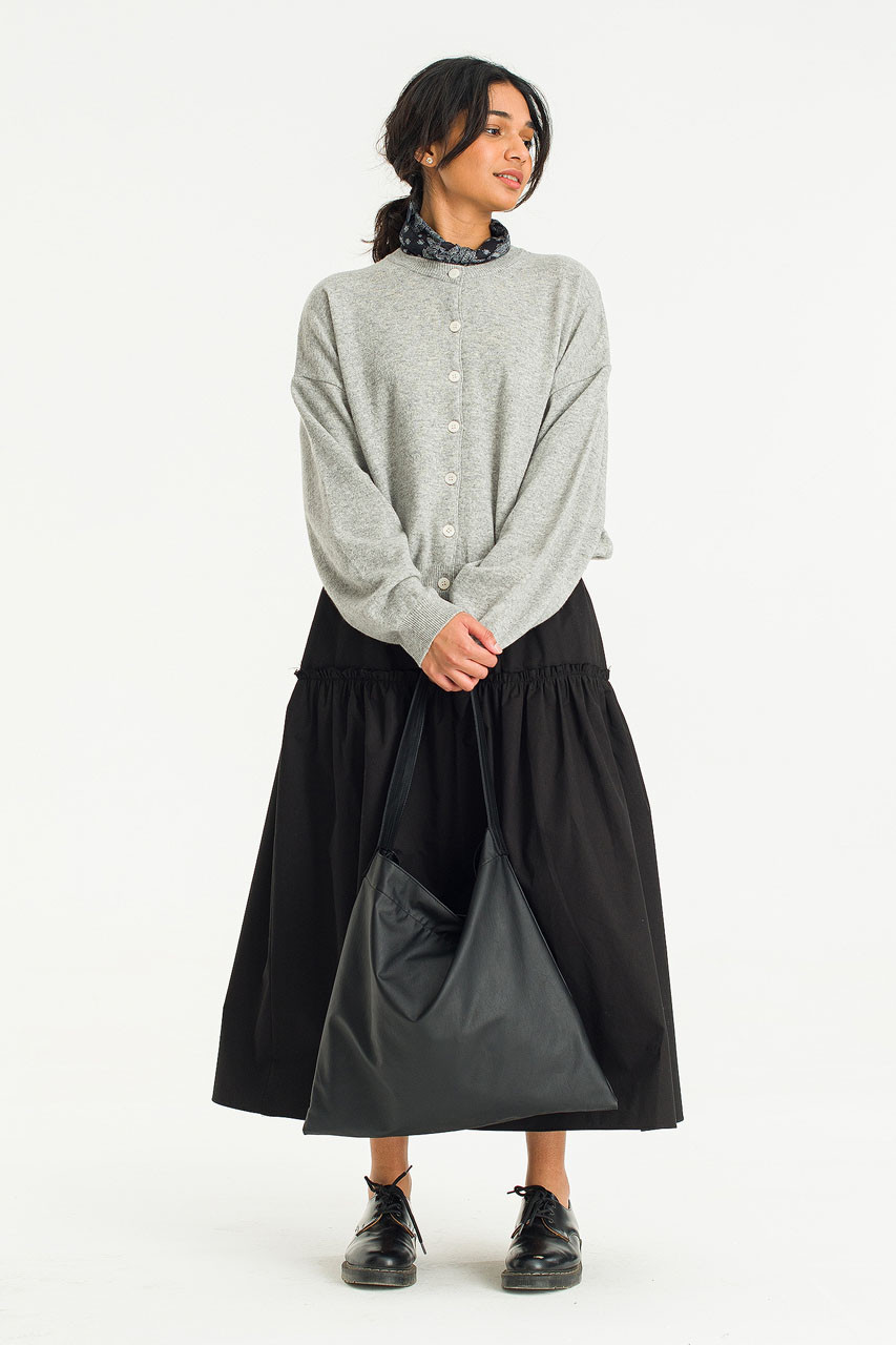 Haku Simple Cardigan, Grey