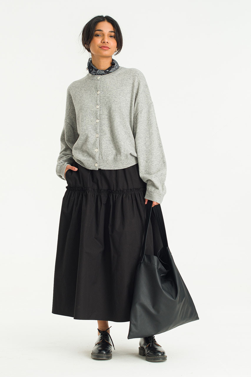 Haku Simple Cardigan, Grey