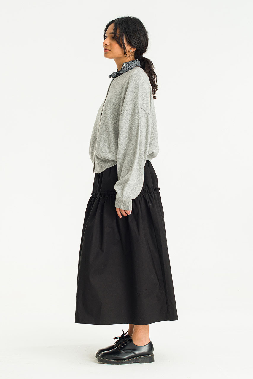 Haku Simple Cardigan, Grey