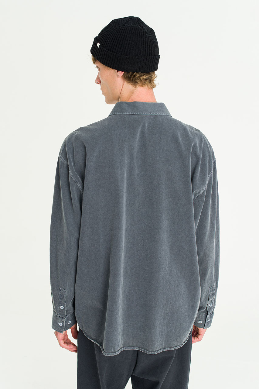 Menswear | Overdyed Shirt, Blue