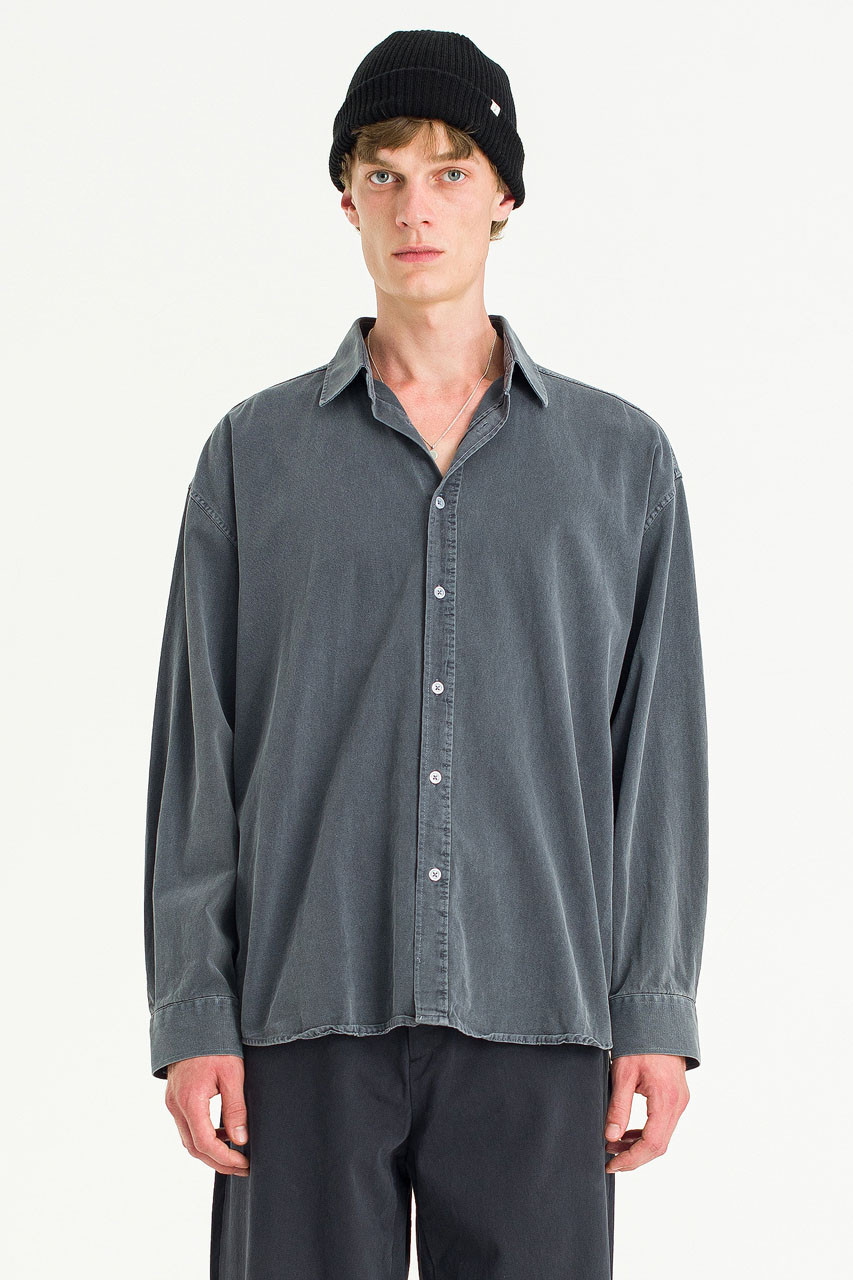 Menswear | Overdyed Shirt, Blue