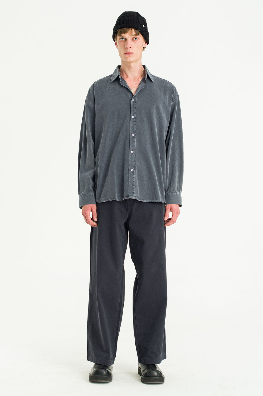 Menswear | Overdyed Shirt, Blue