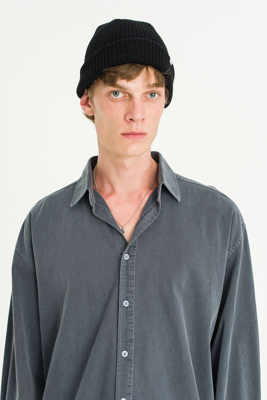 Menswear | Overdyed Shirt, Blue