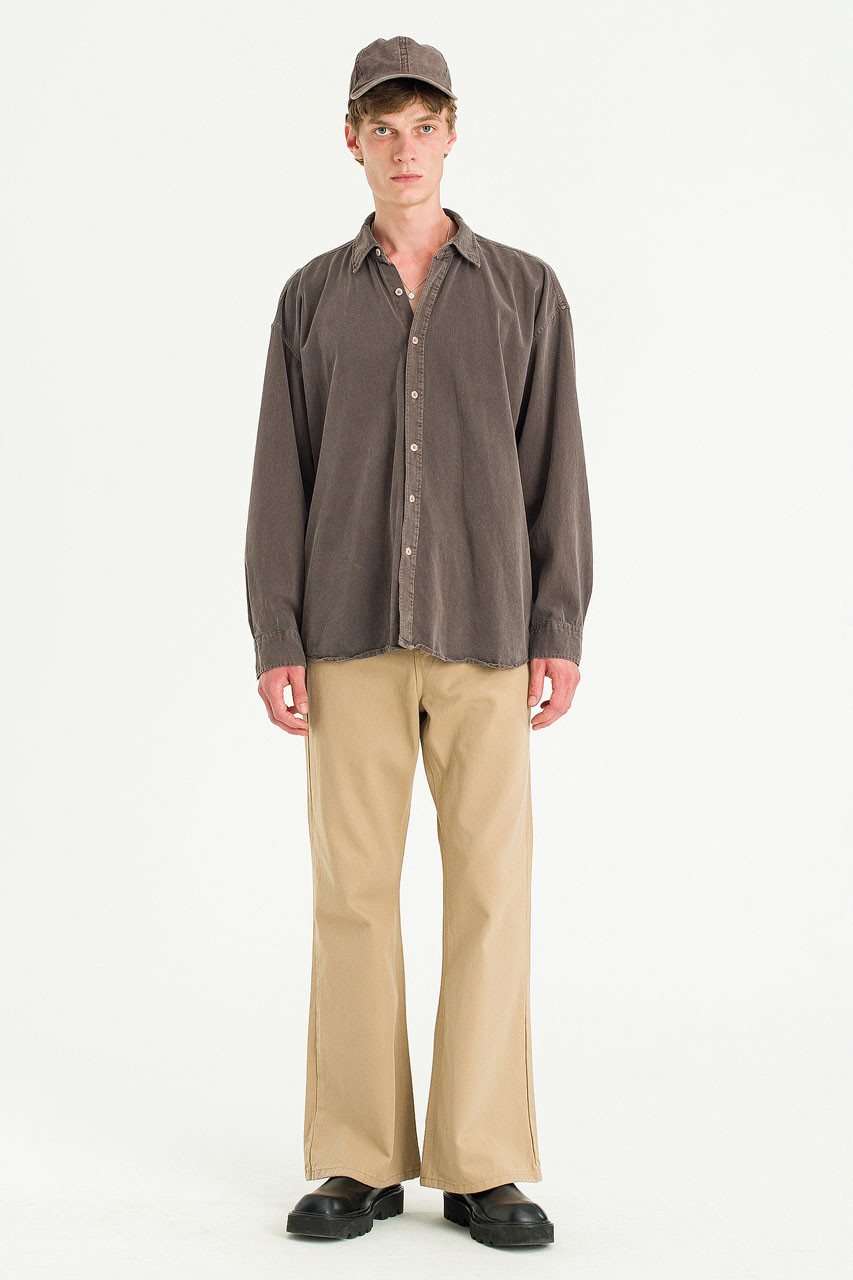 Menswear | Overdyed Shirt, Brown