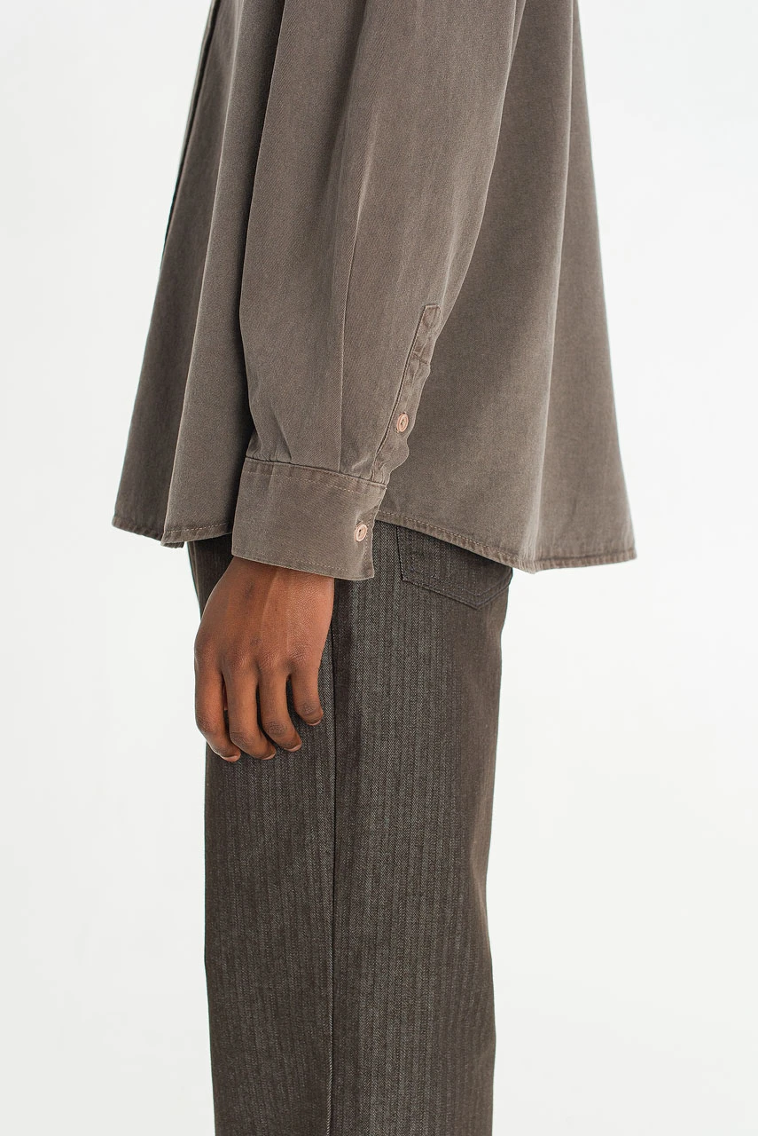 Menswear | Overdyed Shirt, Brown