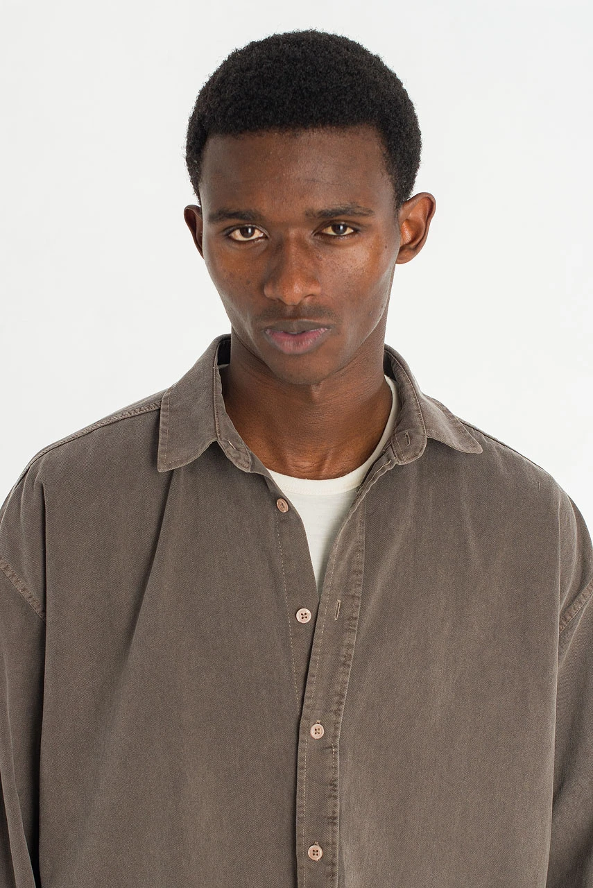 Menswear | Overdyed Shirt, Brown