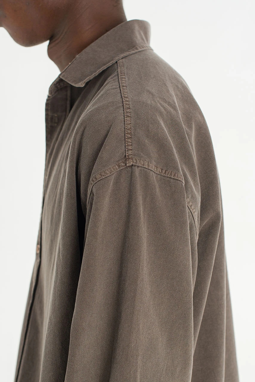 Menswear | Overdyed Shirt, Brown