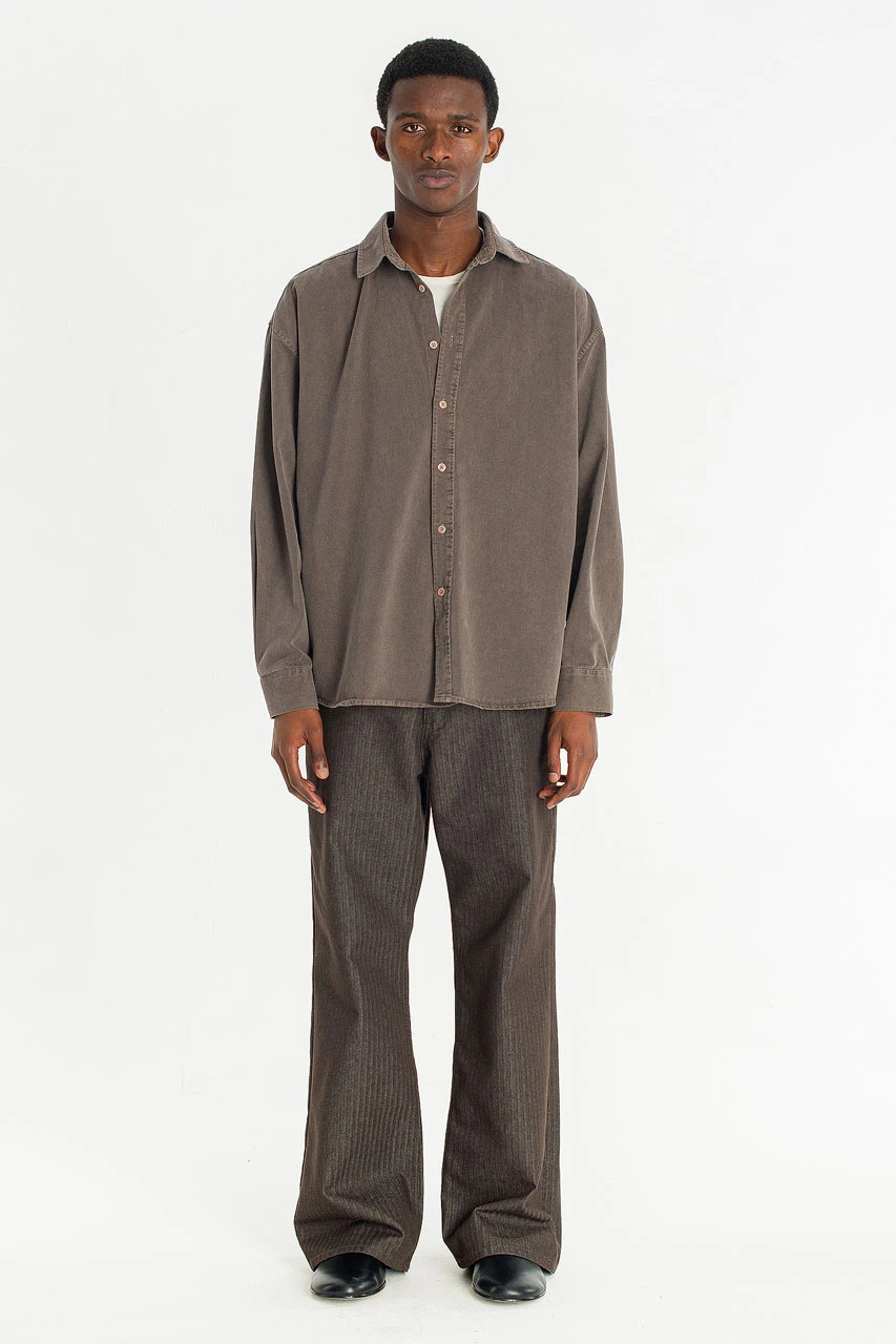 Menswear | Overdyed Shirt, Brown