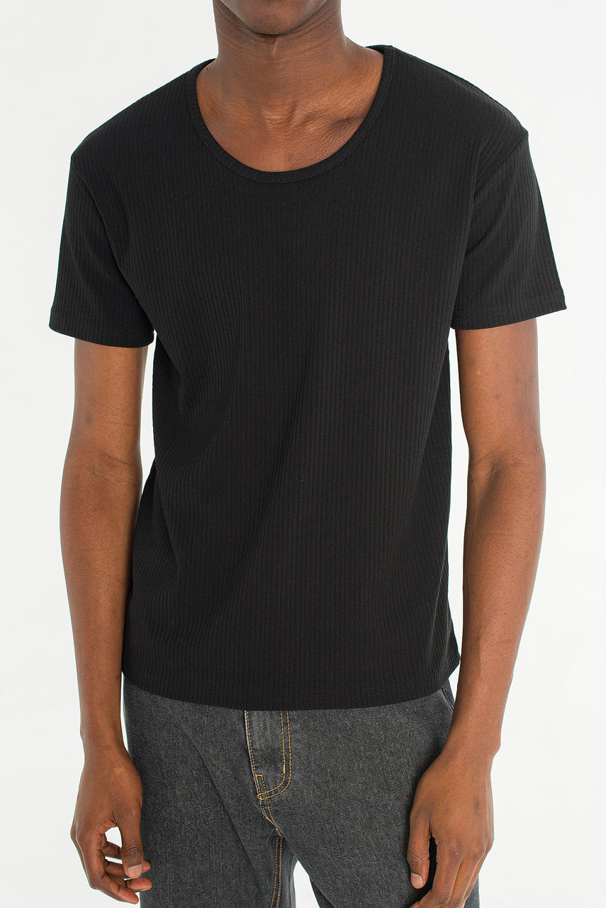 SUBLATIONS CLASSIC RIB HENRY T BLACK ファッション
