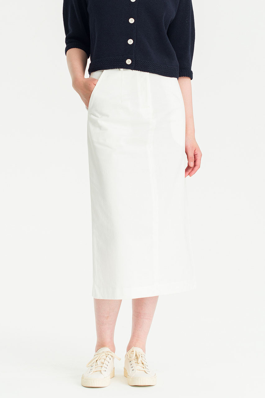 Alice Cotton Skirt, Ivory