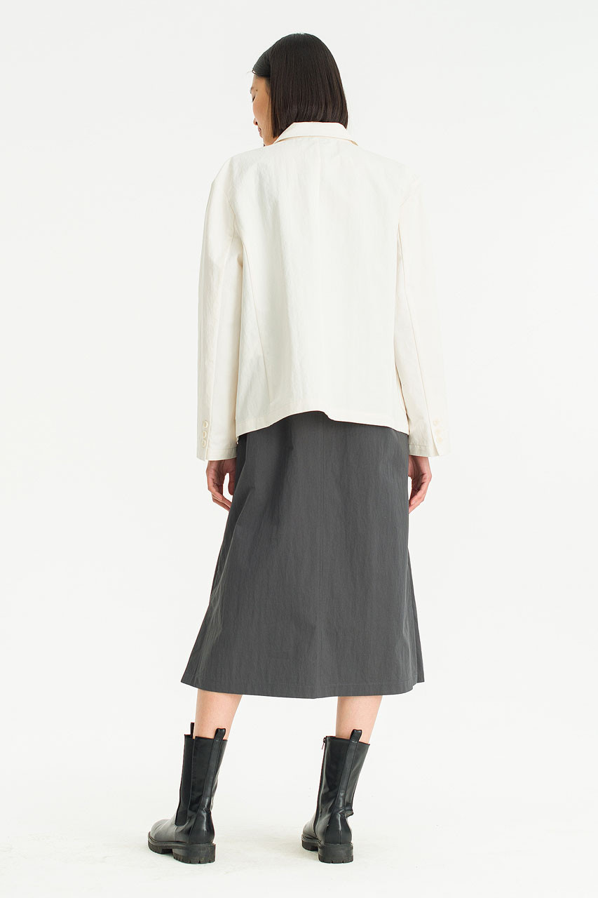 Cecilia  Twill Jacket, Ivory