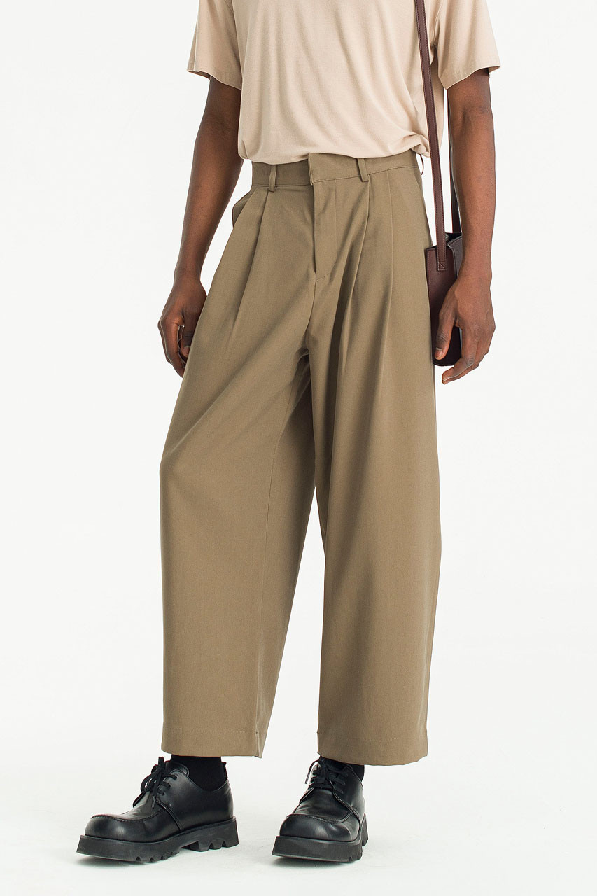 Menswear | Suit Balloon Pants, Beige