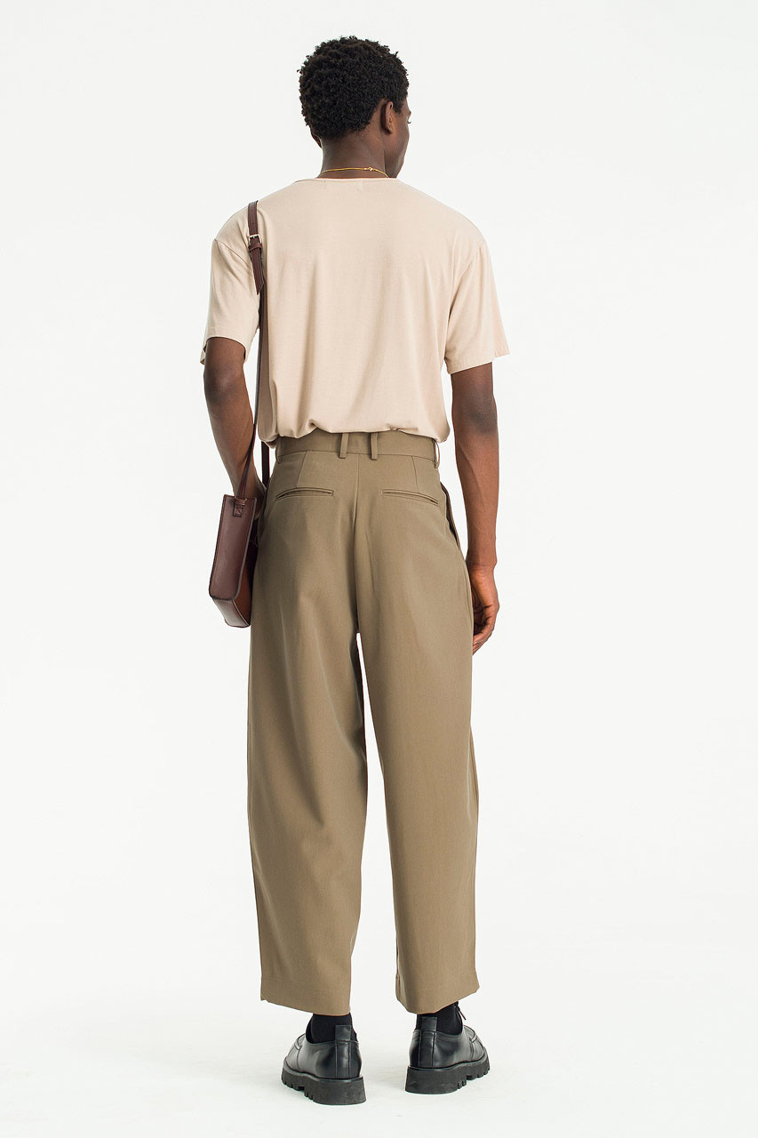 Menswear | Suit Balloon Pants, Beige