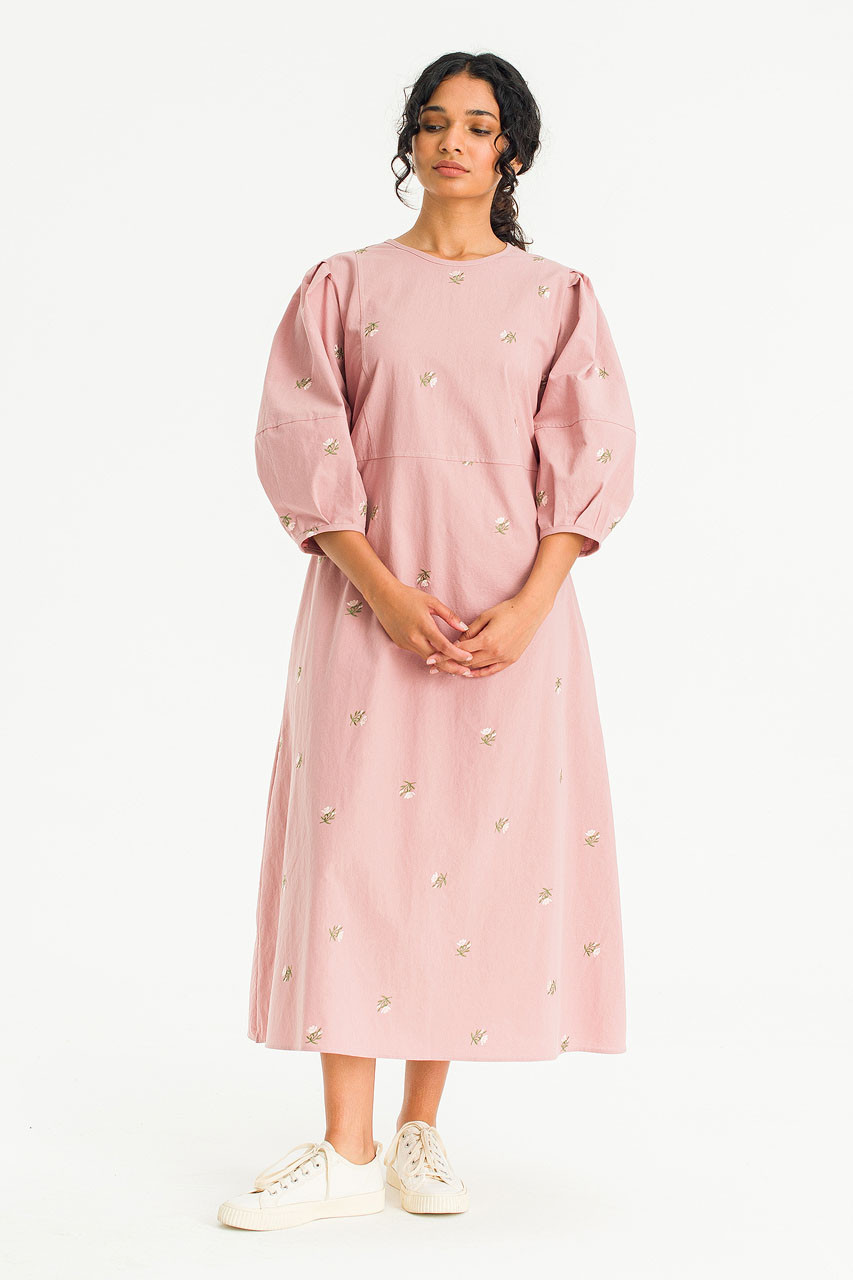 Purton Floral Dress, Pink