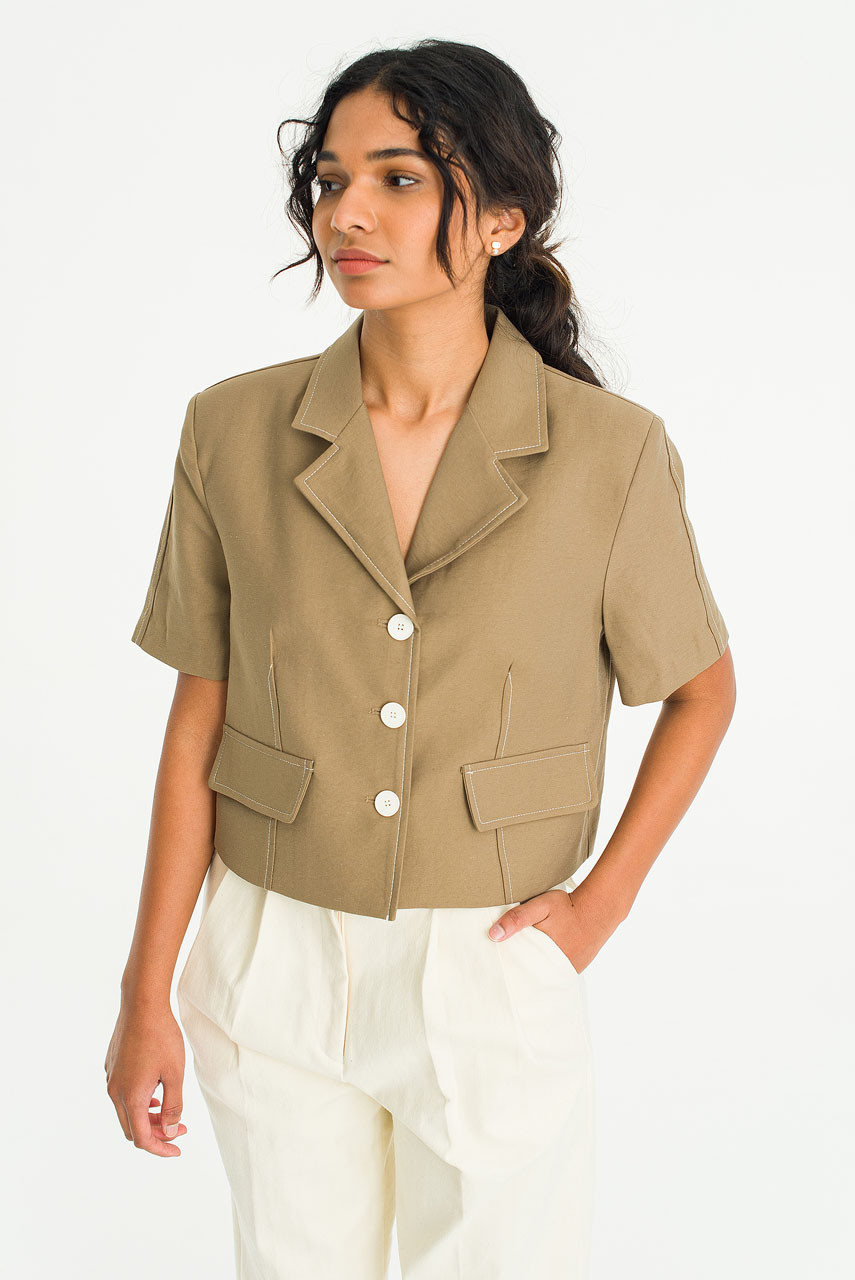 Vera Summer Jacket, Brown