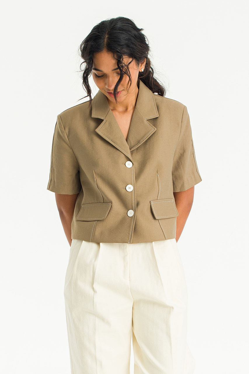 Vera Summer Jacket, Brown