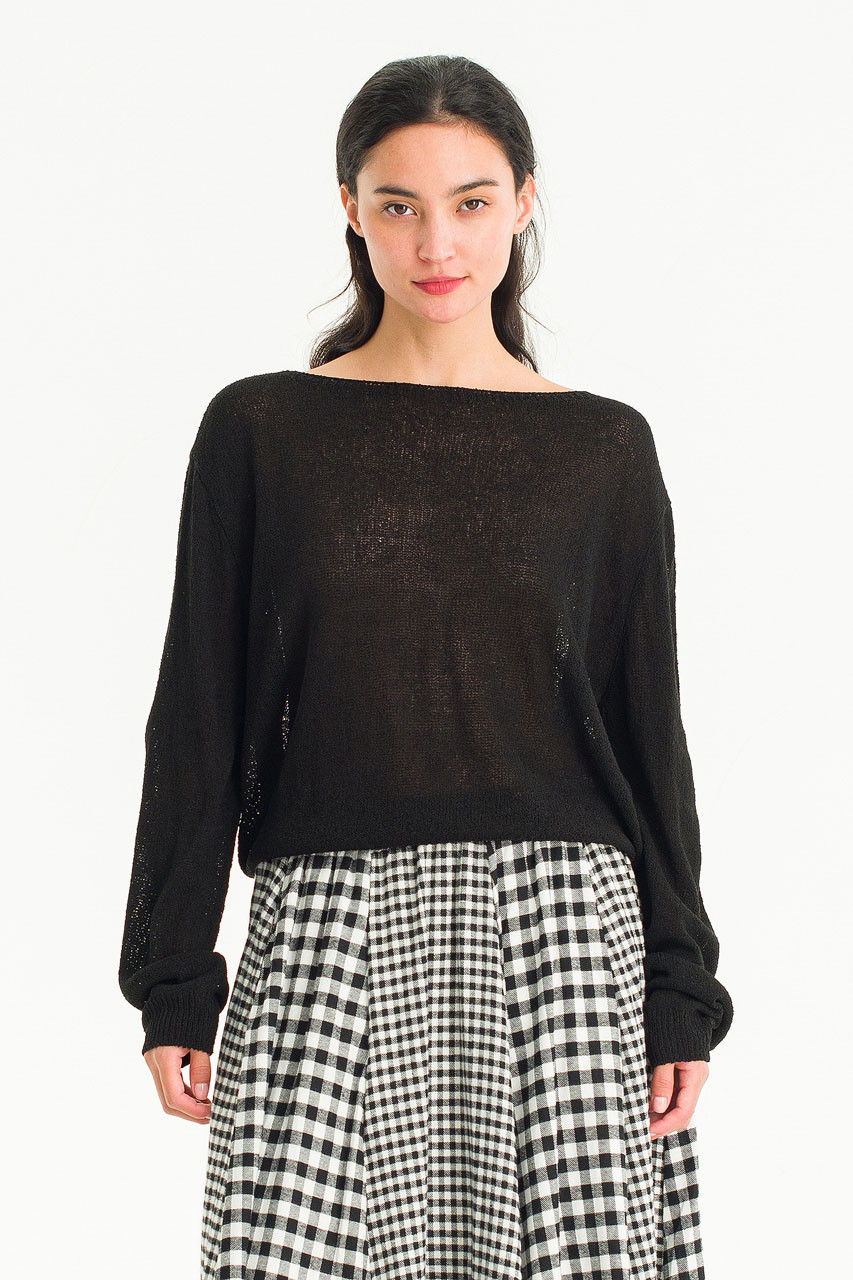 Light Weight Summer Jumper, Black