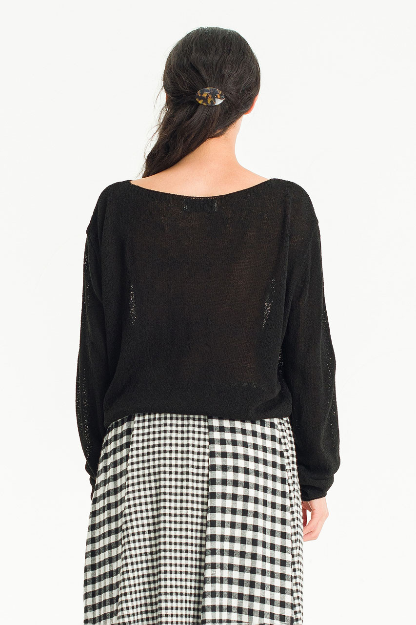 Light Weight Summer Jumper, Black