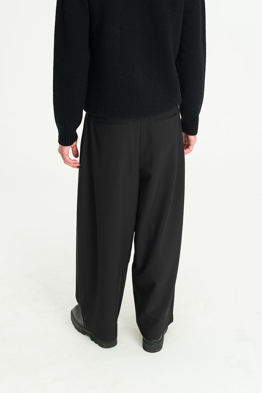 Menswear | Suit Balloon Pants, Black