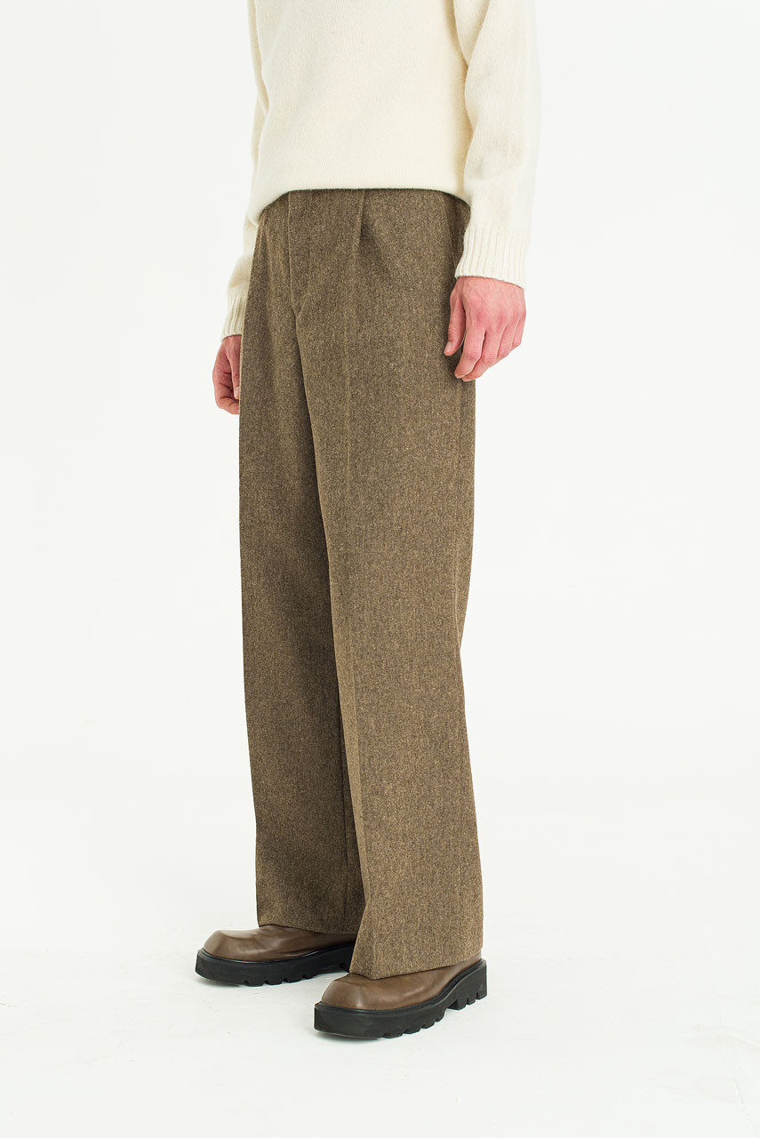 Menswear | Wide-Cut Volk Trousers, Hazel