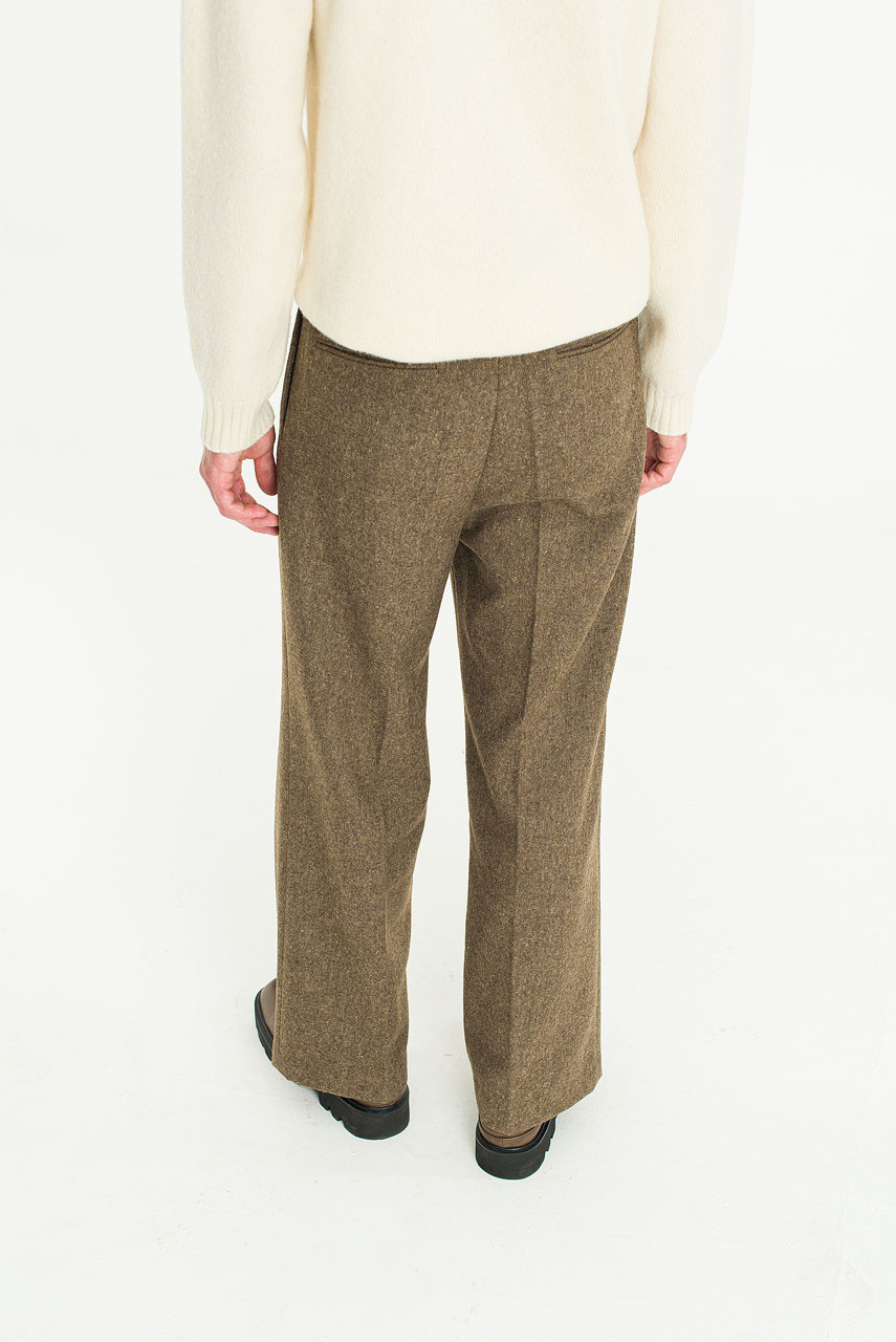 Menswear | Wide-Cut Volk Trousers, Hazel