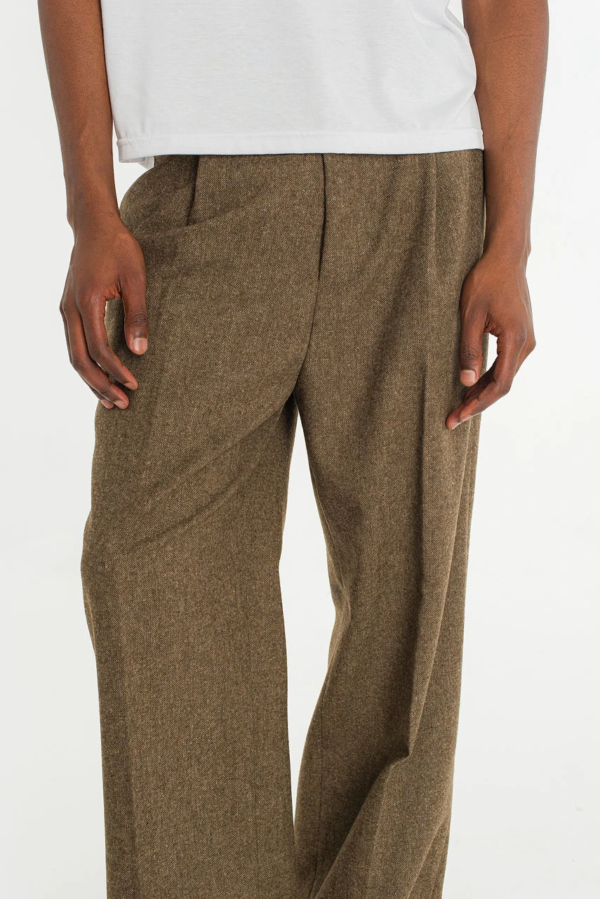 Menswear | Wide-Cut Volk Trousers, Hazel