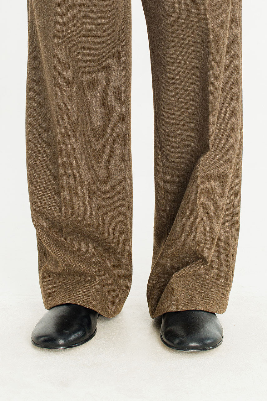 Menswear | Wide-Cut Volk Trousers, Hazel