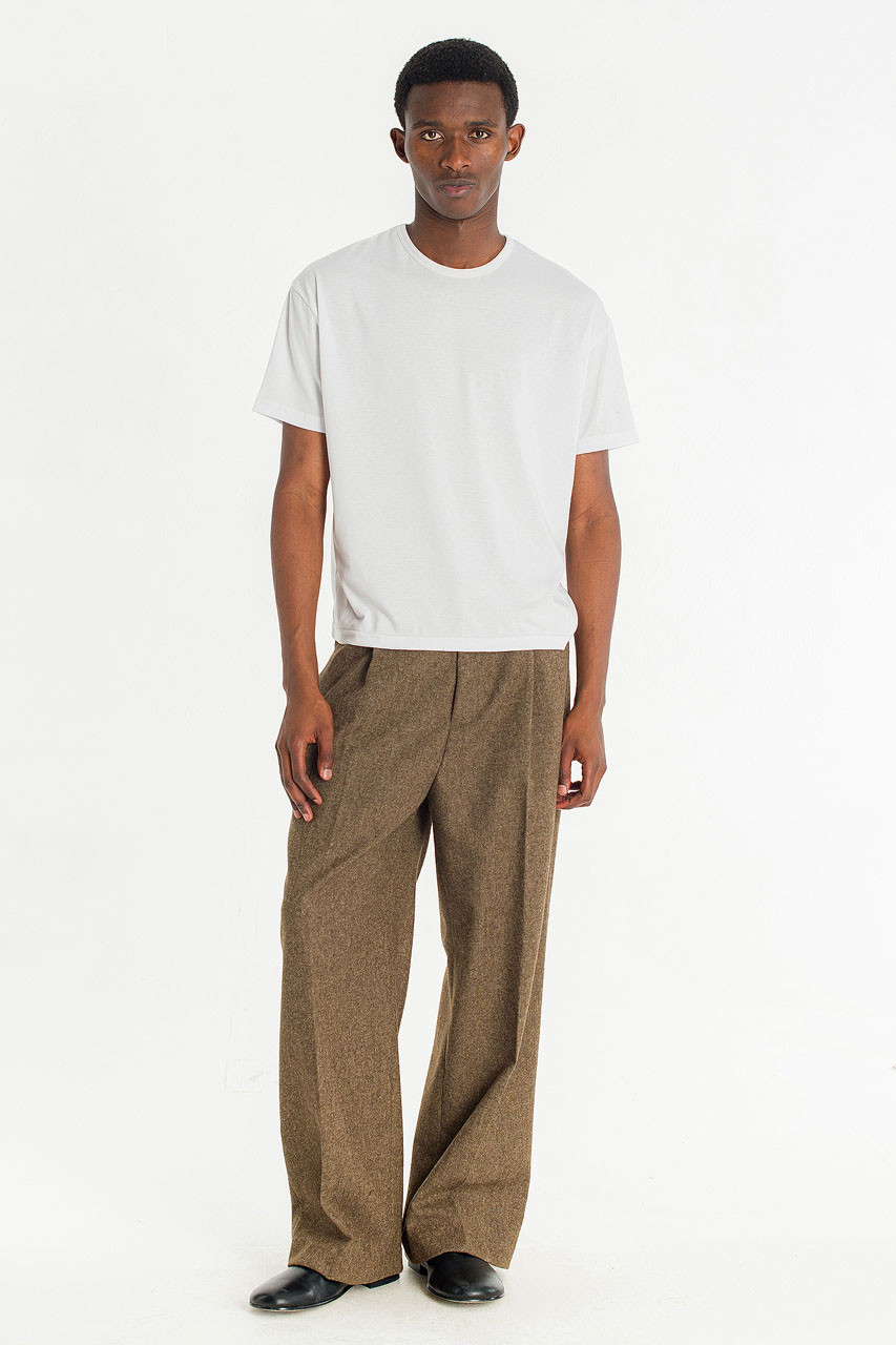 Menswear | Wide-Cut Volk Trousers, Hazel