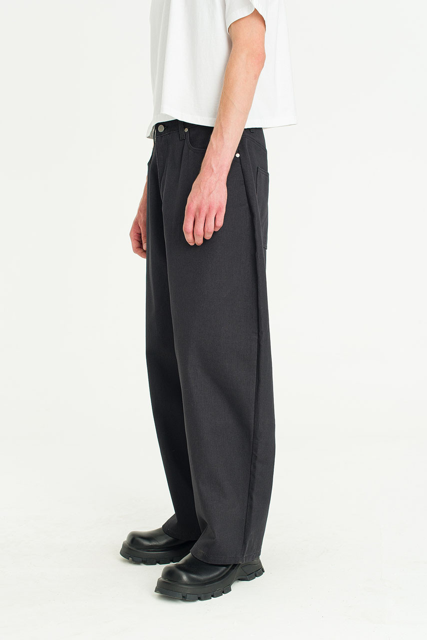 Menswear | Twill Tobi Pants, Black 