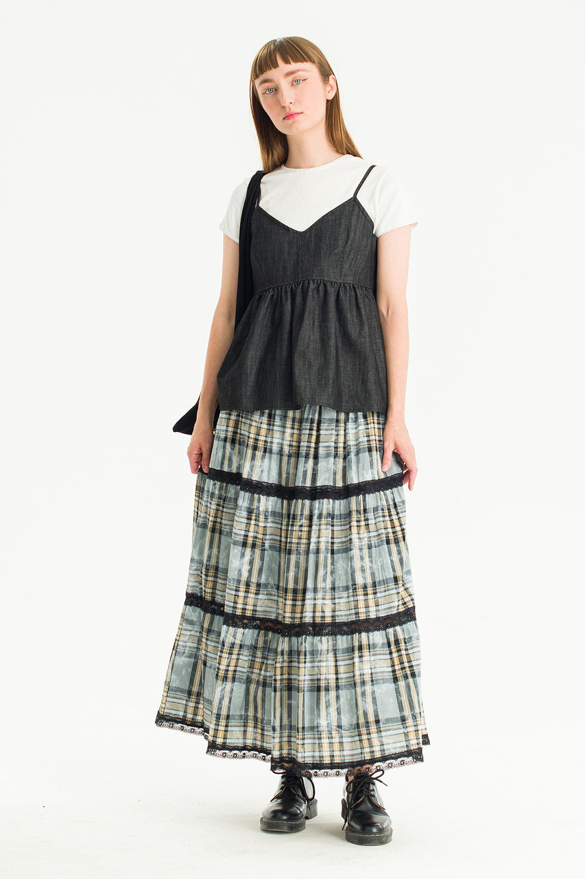 Mizuki Ribbon Cami Top, Ivory