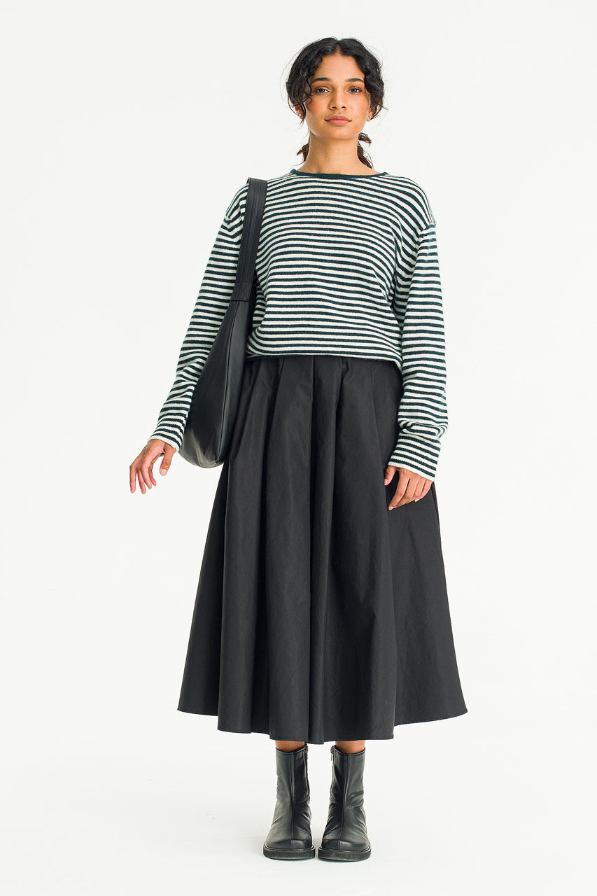 Camila Long Skirt, Black