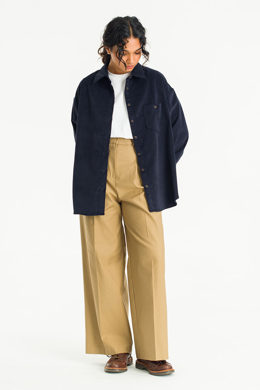 Camila Cotton Chino, Beige